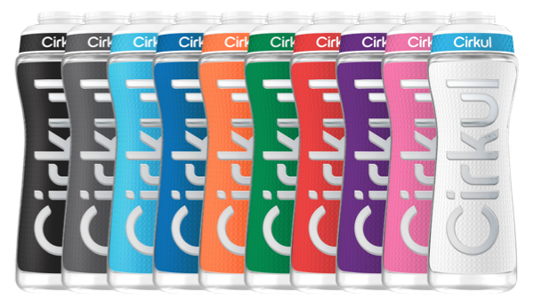22oz. Grip Squeeze Plastic Bottle & Sport Lid A57D