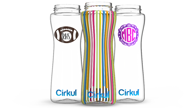 Custom 22oz. Plastic Bottle & Comfort Grip Lid OLGB