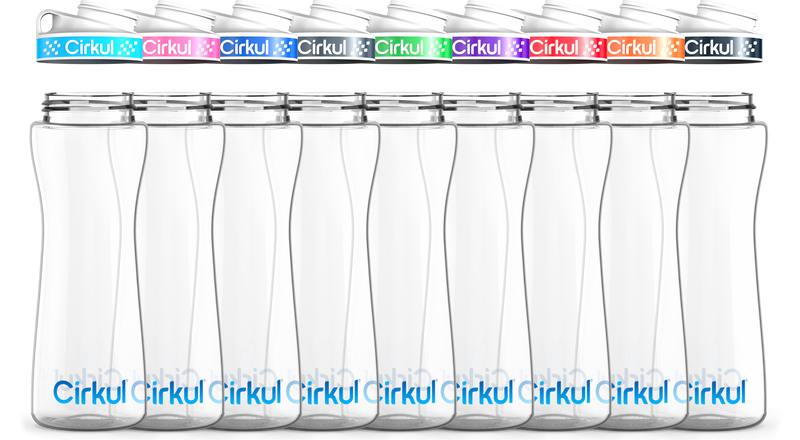 Custom 22oz. Plastic Bottle & Comfort Grip Lid OLGB
