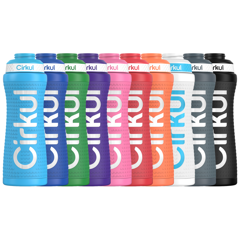 22oz. Grip Stainless Steel Bottle & Sport Lid 0AO8