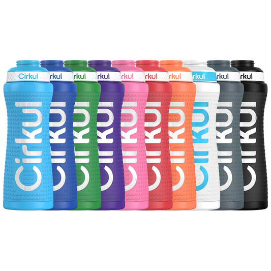 22oz. Grip Stainless Steel Bottle & Sport Lid 0AO8