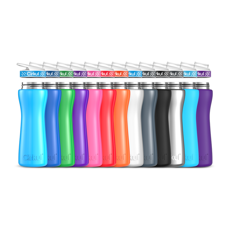 22oz. Stainless Steel Bottle & Comfort Grip Lid BCQP