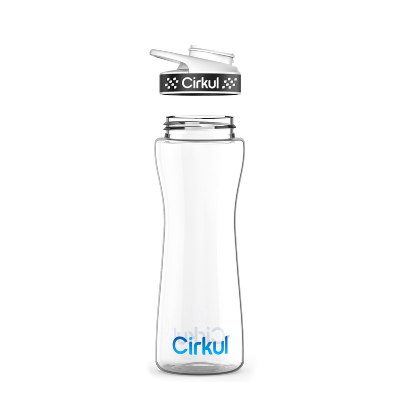 22oz. Plastic Bottle & Comfort Grip Lid 7QR7
