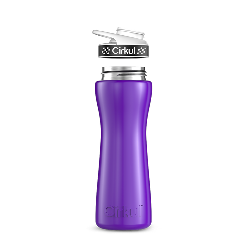 22oz. Stainless Steel Bottle & Comfort Grip Lid BCQP