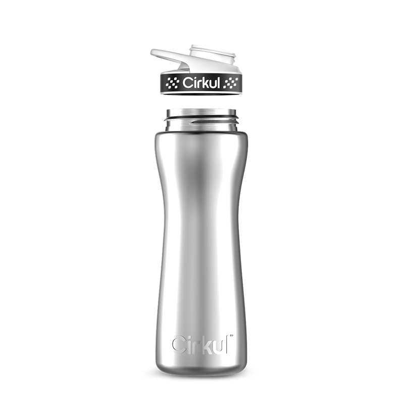 22oz. Stainless Steel Bottle & Comfort Grip Lid BCQP