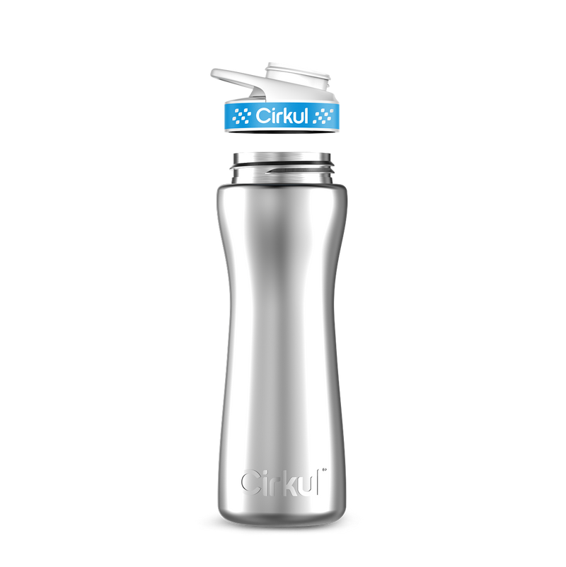 22oz. Stainless Steel Bottle & Comfort Grip Lid BCQP