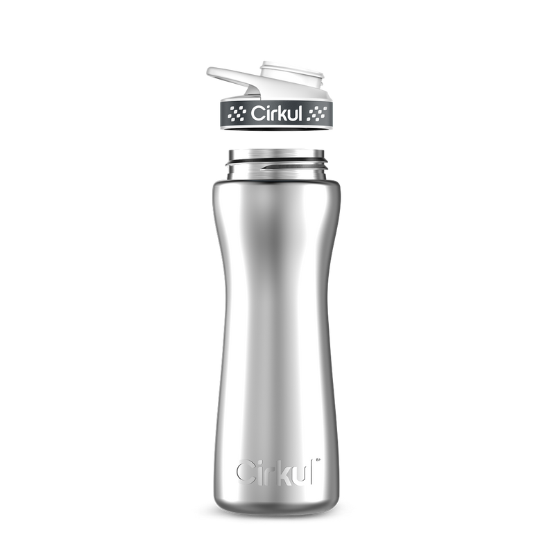 22oz. Stainless Steel Bottle & Comfort Grip Lid BCQP