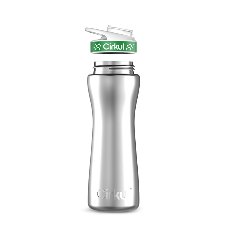 22oz. Stainless Steel Bottle & Comfort Grip Lid BCQP