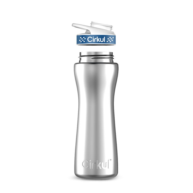 22oz. Stainless Steel Bottle & Comfort Grip Lid BCQP