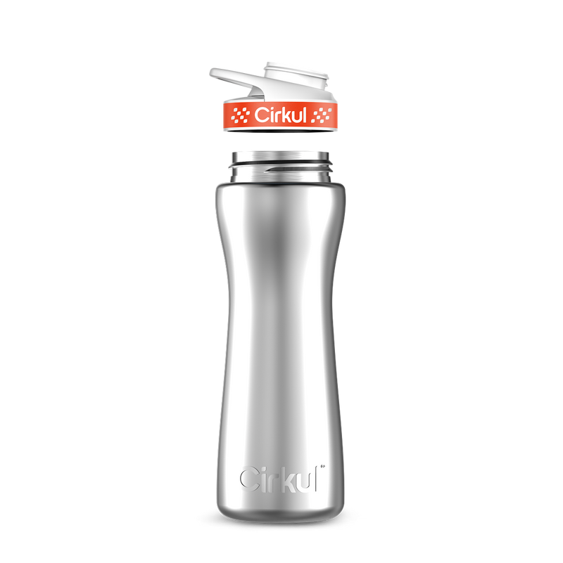 22oz. Stainless Steel Bottle & Comfort Grip Lid BCQP