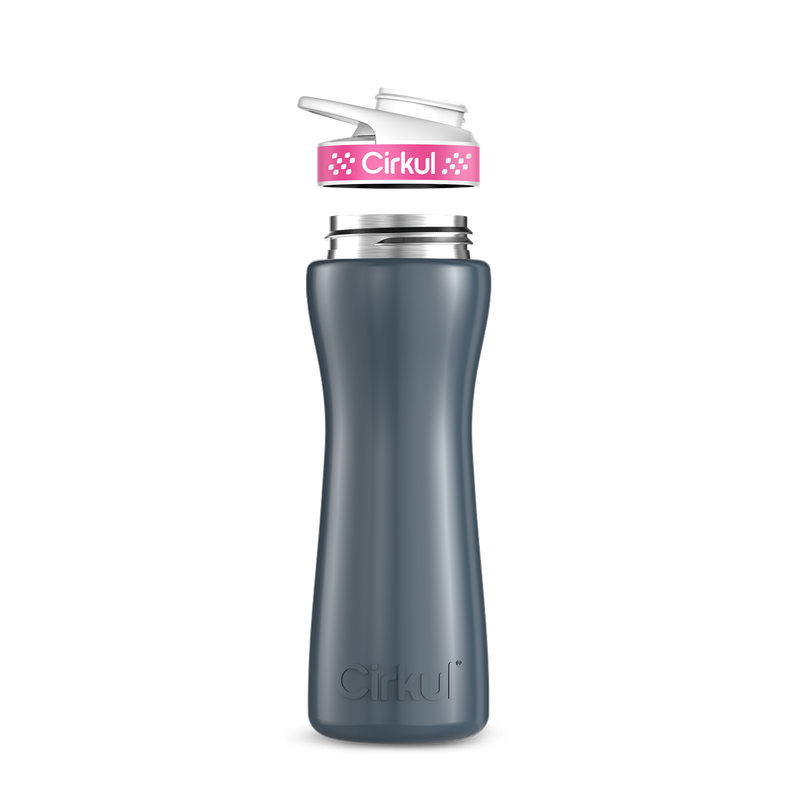 22oz. Stainless Steel Bottle & Comfort Grip Lid BCQP