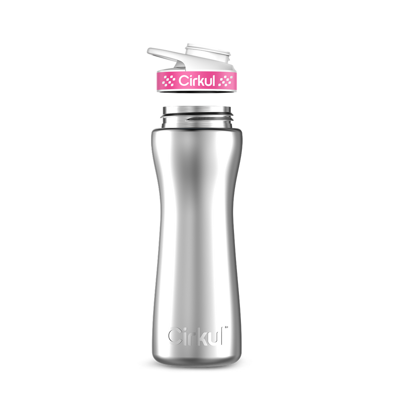 22oz. Stainless Steel Bottle & Comfort Grip Lid BCQP