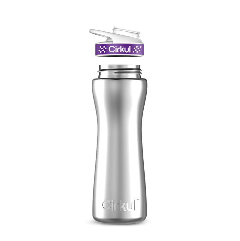 22oz. Stainless Steel Bottle & Comfort Grip Lid BCQP