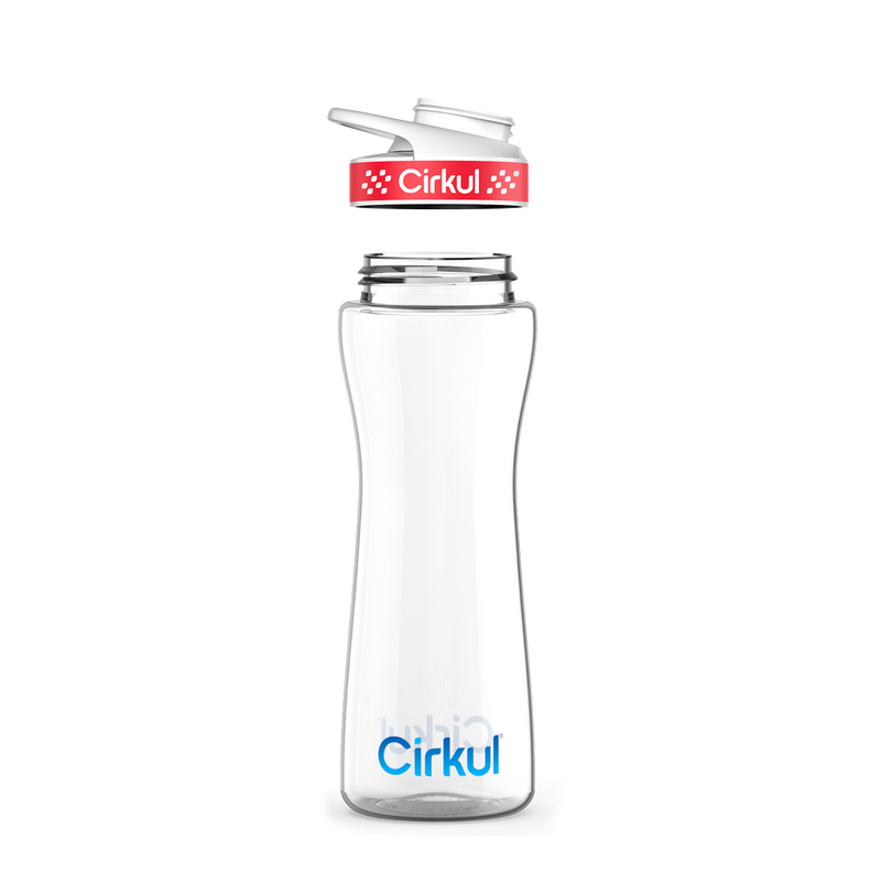 22oz. Plastic Bottle & Comfort Grip Lid 7QR7