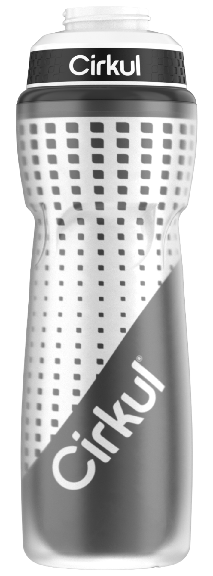 22oz. Insulated Squeeze Plastic Bottle & Sport Lid 4J52