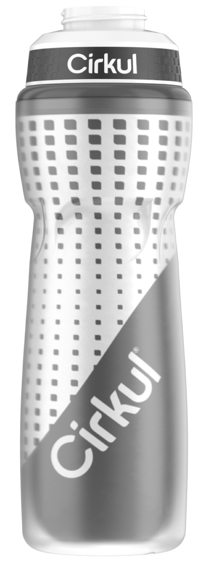 22oz. Insulated Squeeze Plastic Bottle & Sport Lid 4J52