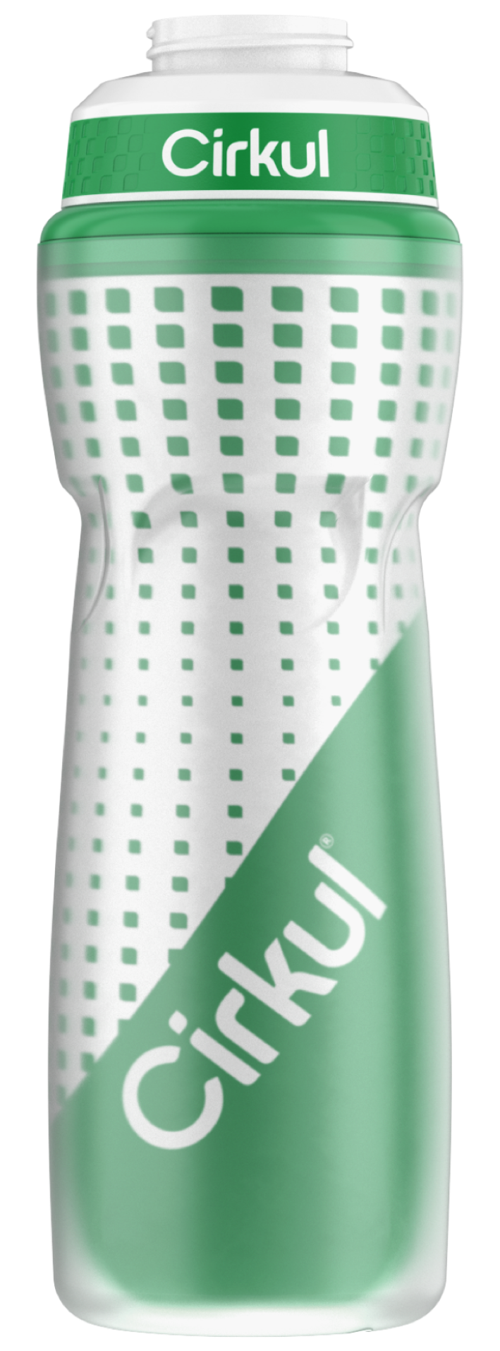 22oz. Insulated Squeeze Plastic Bottle & Sport Lid 4J52