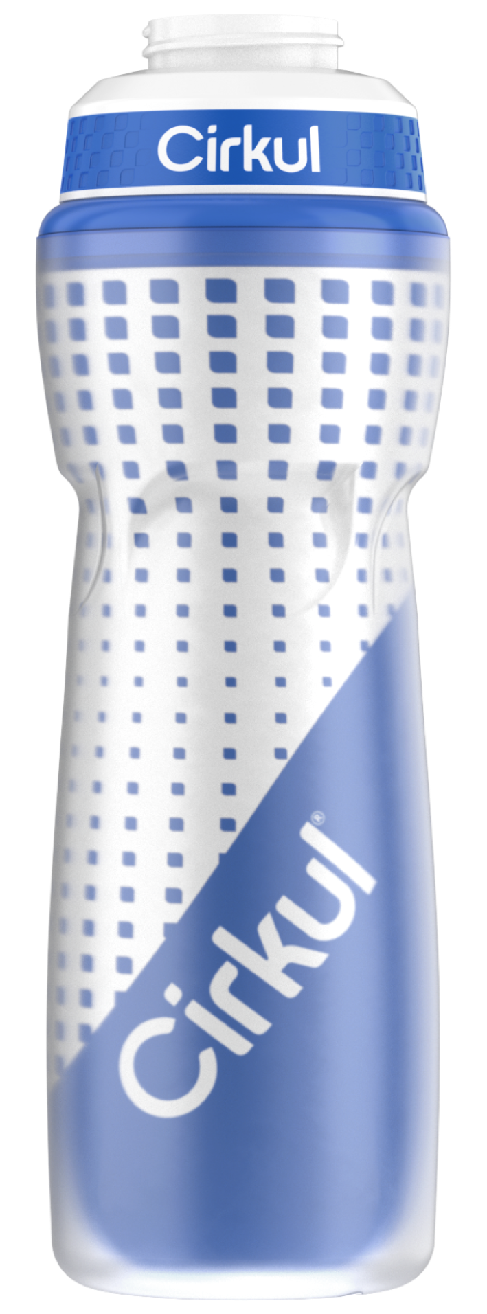 22oz. Insulated Squeeze Plastic Bottle & Sport Lid 4J52