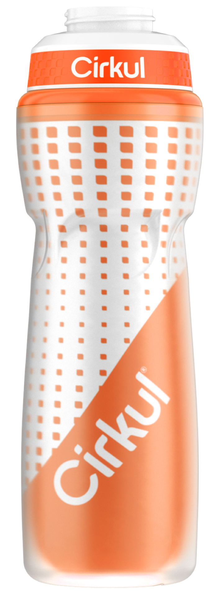 22oz. Insulated Squeeze Plastic Bottle & Sport Lid 4J52