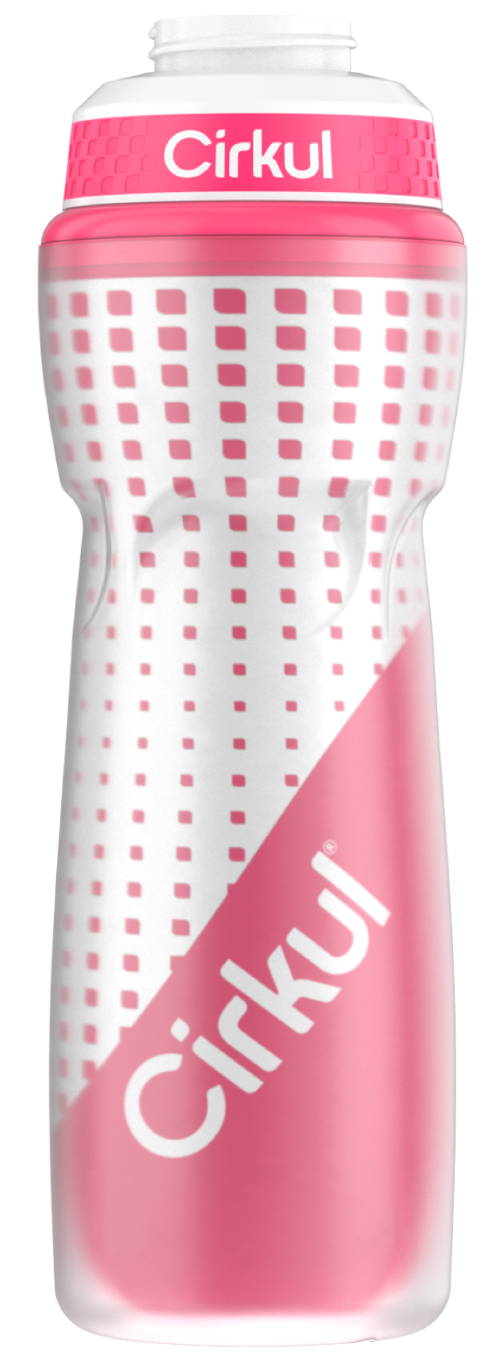 22oz. Insulated Squeeze Plastic Bottle & Sport Lid 4J52