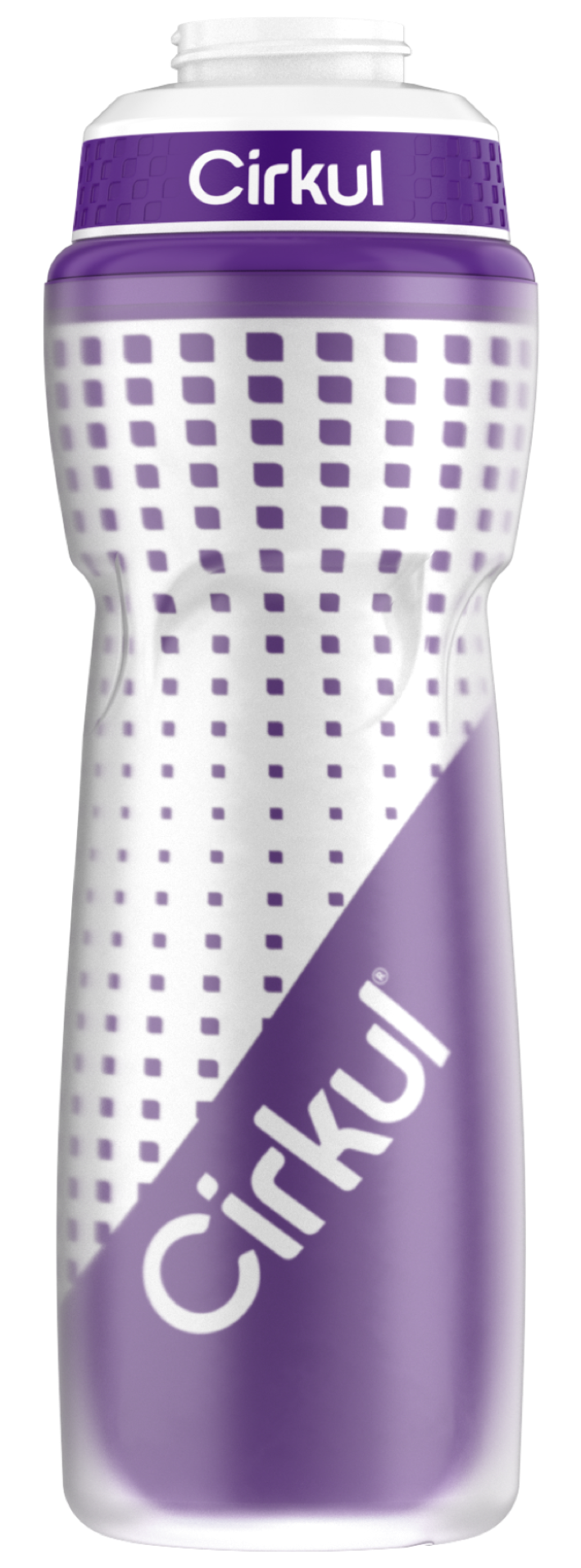 22oz. Insulated Squeeze Plastic Bottle & Sport Lid 4J52