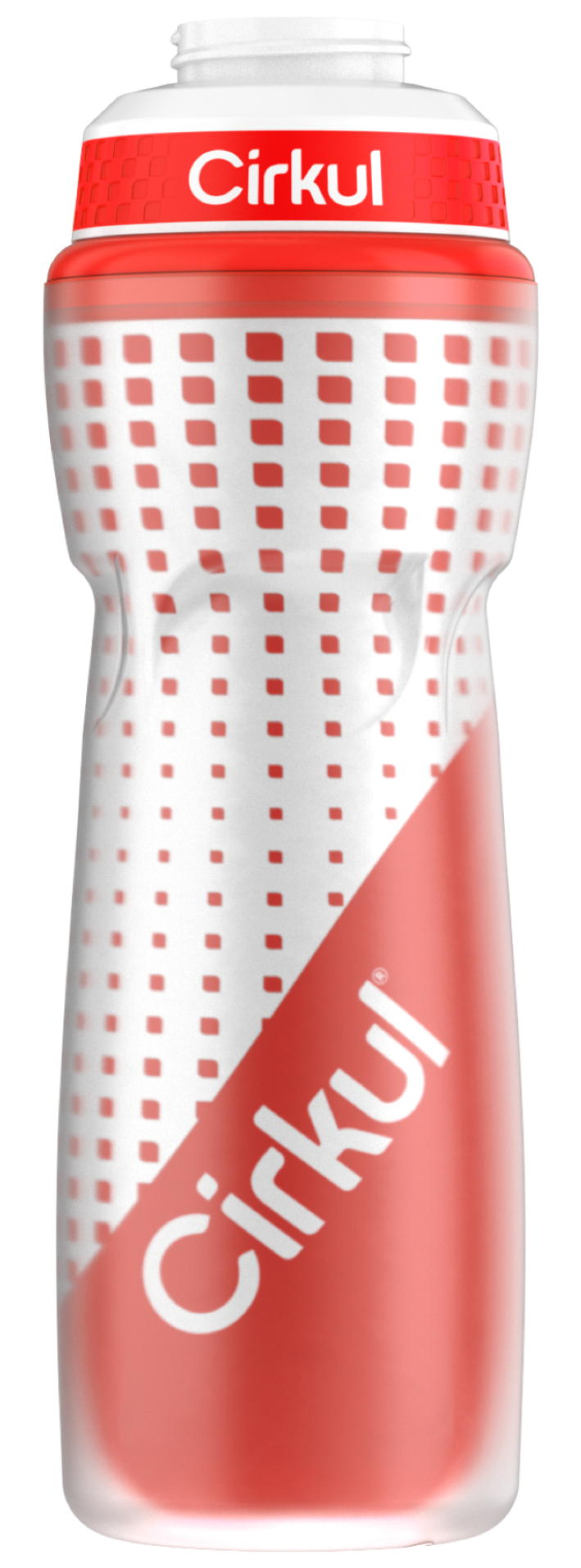 22oz. Insulated Squeeze Plastic Bottle & Sport Lid 4J52