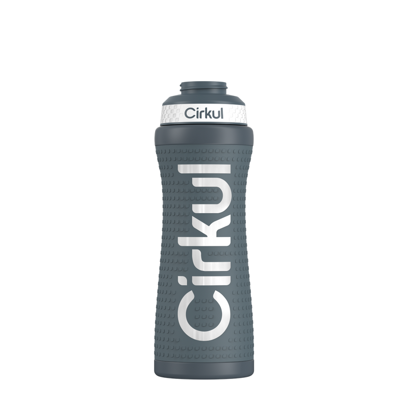 22oz. Grip Stainless Steel Bottle & Sport Lid 0AO8