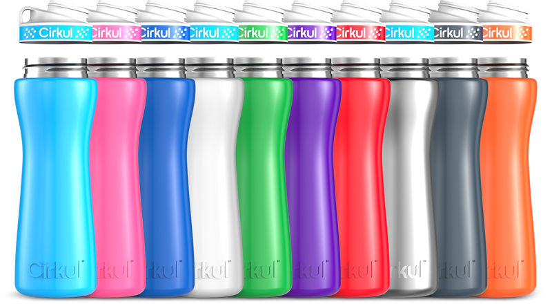 Custom 22oz. Stainless Steel Bottle & Comfort Grip Lid SF8W