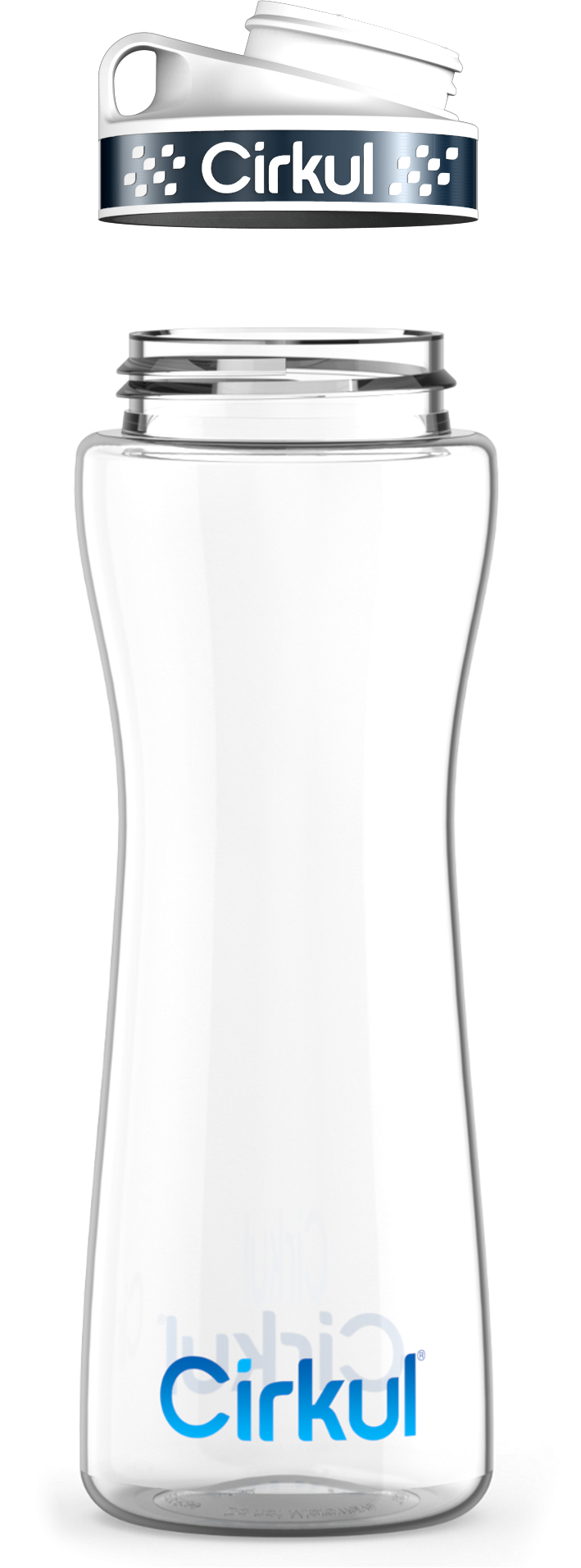 Custom 22oz. Plastic Bottle & Comfort Grip Lid OLGB