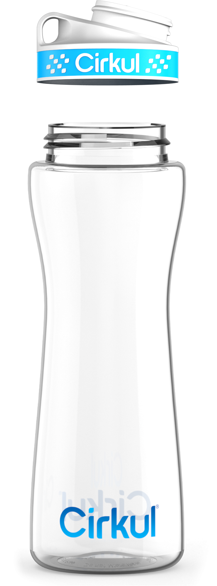 Custom 22oz. Plastic Bottle & Comfort Grip Lid OLGB