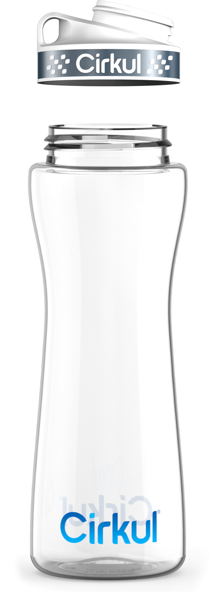 Custom 22oz. Plastic Bottle & Comfort Grip Lid OLGB