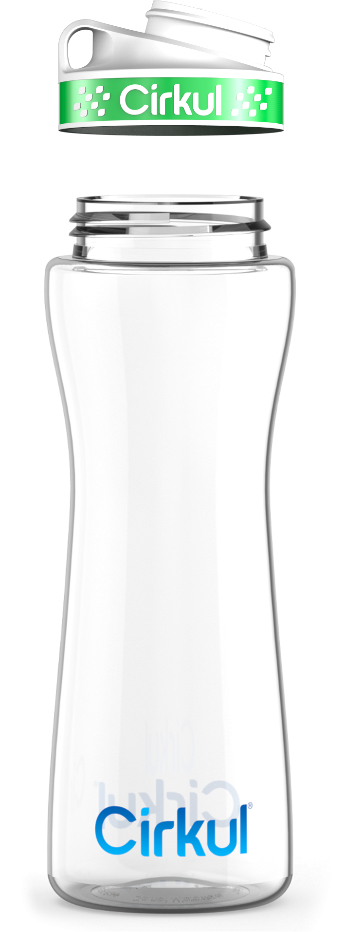 Custom 22oz. Plastic Bottle & Comfort Grip Lid OLGB