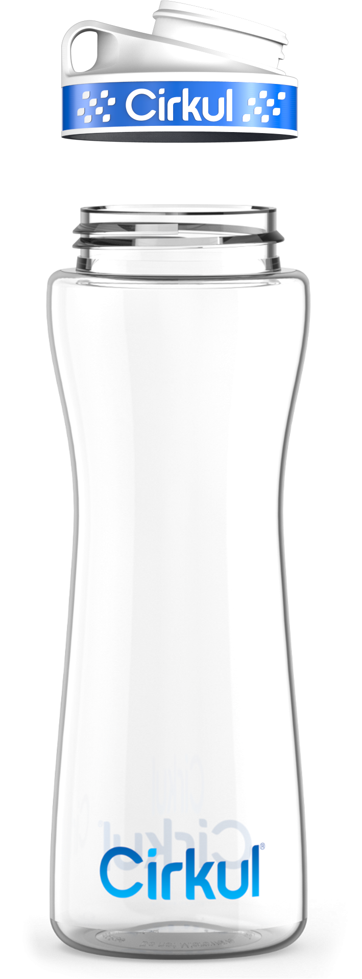 Custom 22oz. Plastic Bottle & Comfort Grip Lid OLGB
