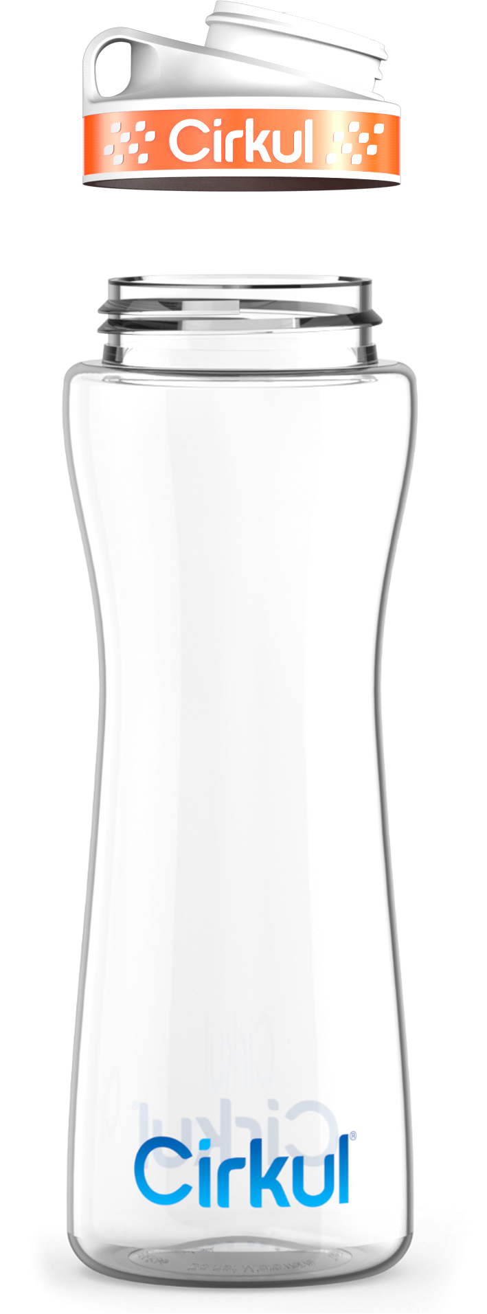 Custom 22oz. Plastic Bottle & Comfort Grip Lid OLGB