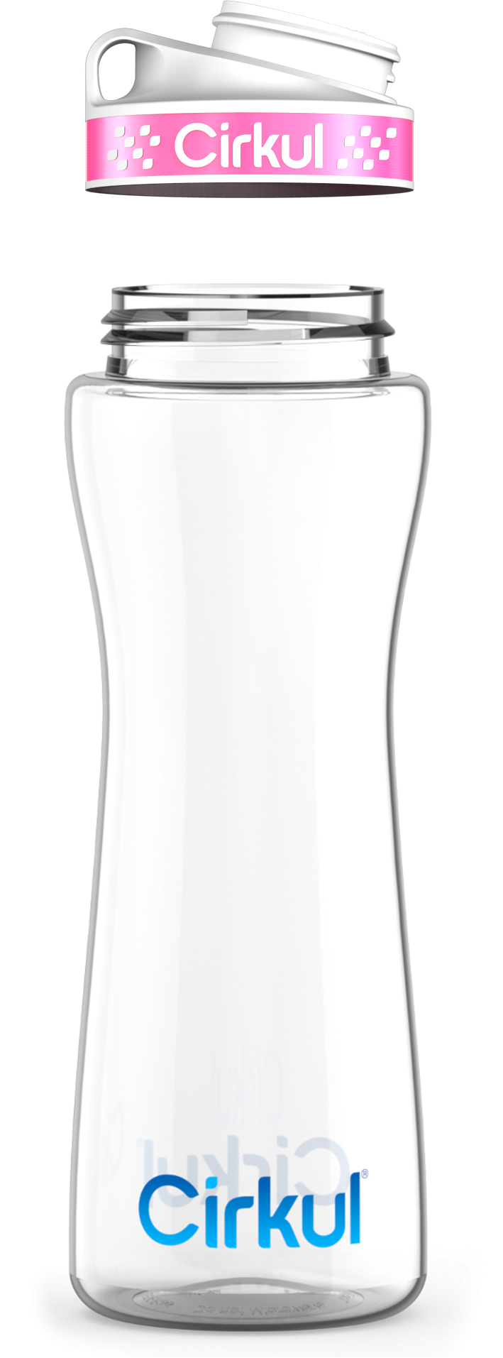 Custom 22oz. Plastic Bottle & Comfort Grip Lid OLGB