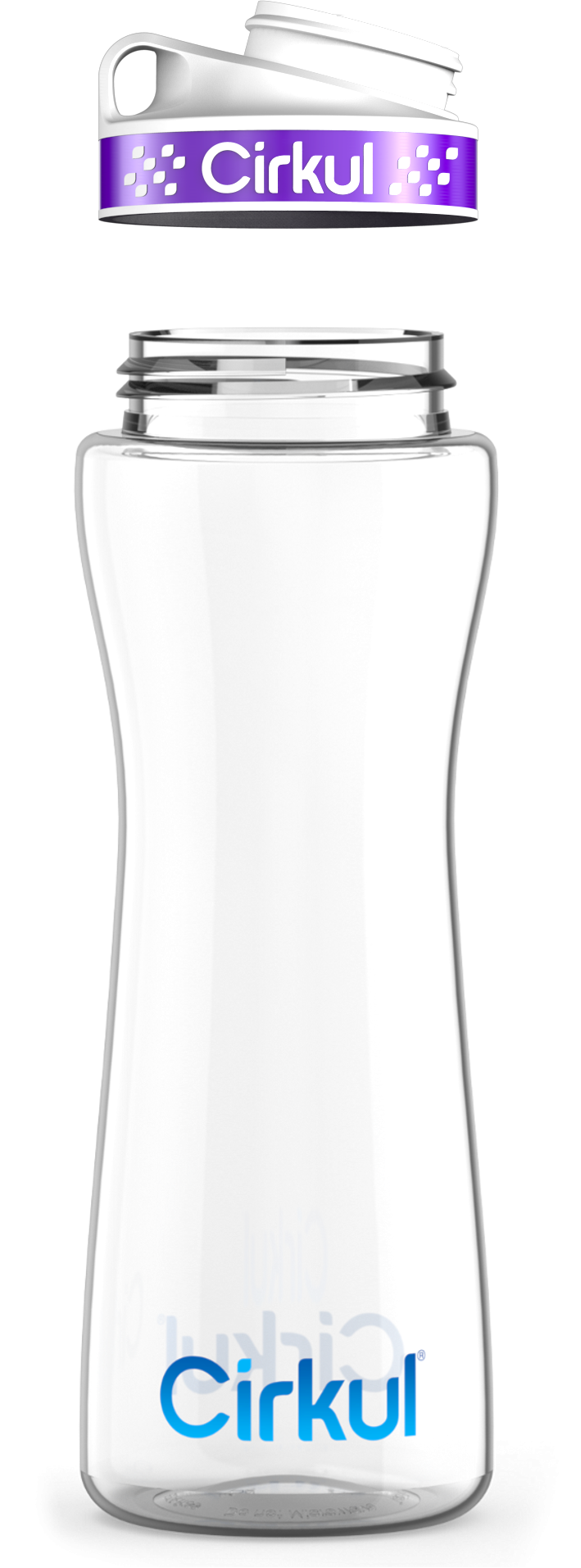 Custom 22oz. Plastic Bottle & Comfort Grip Lid OLGB