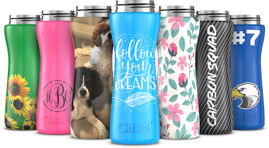 Custom 22oz. Stainless Steel Bottle & Comfort Grip Lid SF8W